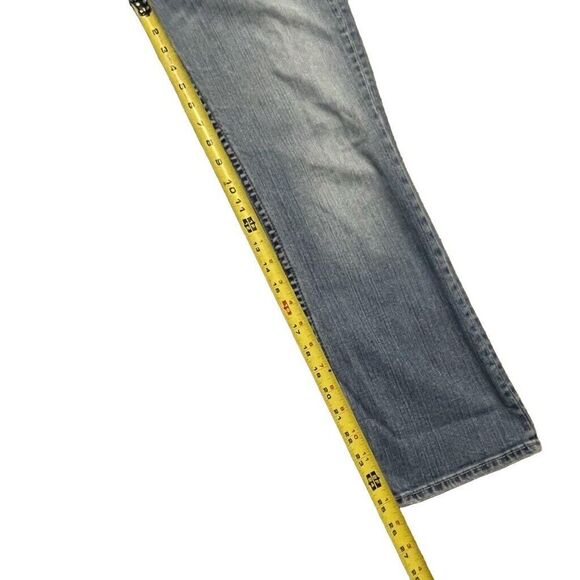 Silver Jeans Santorini Capris Low Rise Straight Leg Blue Denim Women’s Size 28 - Picture 13 of 14